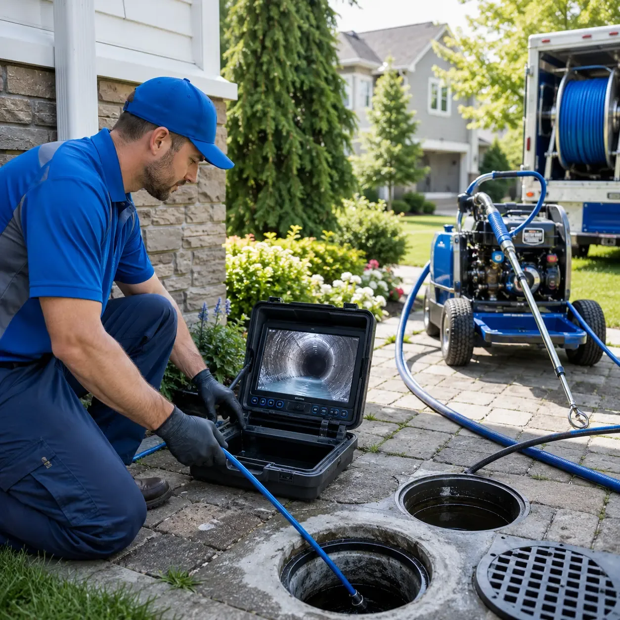 Outdoor drain cleaning professionals serving Sherman, MS